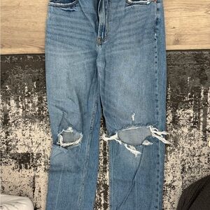 Abercrombie & Fitch The Ankle Straight Ultra High Rise